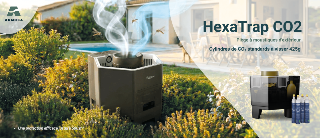 HexaTrap CO₂ Capture : une nouvelle génération de pièges anti-moustiques