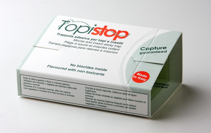 Plaque adhésive Souris TOPI STOP